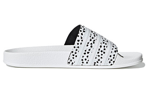 Adidas Adilette Slides 'White Black' Women's 1 2501908