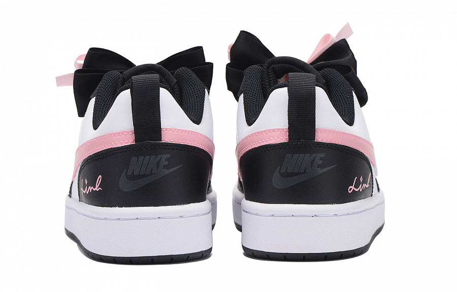 Nike Court Borough Chestnut Slip-Resistant Coverage Low-Top Skateboard Shoes GS Black Pink купить в интернет-магазине Yoocart с быстрой доставкой по России.