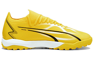PUMA Ultra Match TT Turf Soccer Shoes Men's Yellow White Black 1 2504965