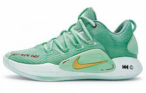 Nike Hyperdunk 10 811 Anti-Slip Wear-Resistant Low-Top Basketball Shoes Men's Green Gold Red