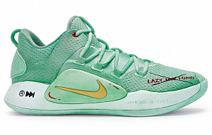 Nike Hyperdunk 10 811 Anti-Slip Wear-Resistant Low-Top Basketball Shoes Men's Green Gold Red 1 2508727
