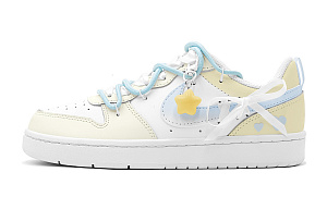 Nike Court Borough 520 Treats Treasure Girl Starry Love Low-Top Skateboard Shoes Women's Yellow 1 2508873