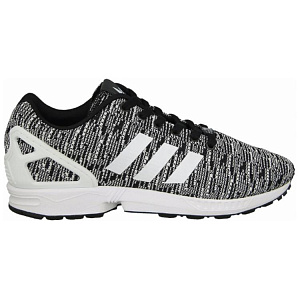 Adidas Originals ZX Flu Durable Breathable Low-Top Running Shoes Men's Black White 1 2508899