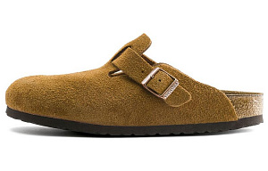 Birkenstock Boston Soft Footbed Suede 'Mink'