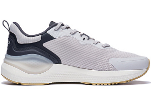 LiNing Slip Resistant, Abrasion Resistant, Breathable, Lightweight Low Top Casual Running Shoes Men's Gray 1 2509236
