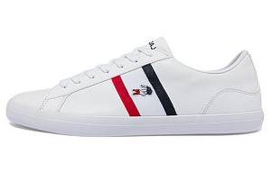 LACOSTE Lerond Low Top Stylish Skateboarding Shoes Men's White