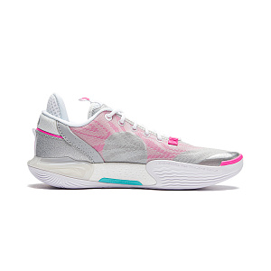 LiNing All City 12 Cushioned Anti-Slip Wear-Resistant Breathable Lightweight Low-Top Basketball Shoes Men's Mist Gray 1 2509393
