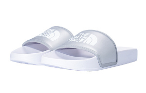 THE NORTH FACE Base Camp Slide 3 Foam Sole EVA Slip Resistant Abrasion Resistant Casual Slippers Women's Silver White 1 2509997