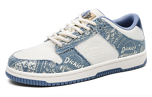 Dickies Low-Top Skateboard Shoes Women's White Blue 1 2510227