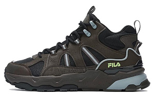 FILA Trek 1S Cushioning Wear-Resistant Low-Top Casual Shoes Men's Dark Brown