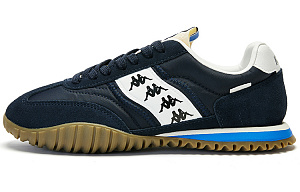 Kappa Cushioning Breathable Low-Top Training Running Shoes Unisex Black Blue