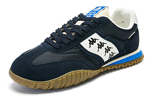 Kappa Cushioning Breathable Low-Top Training Running Shoes Unisex Black Blue 1 2510575