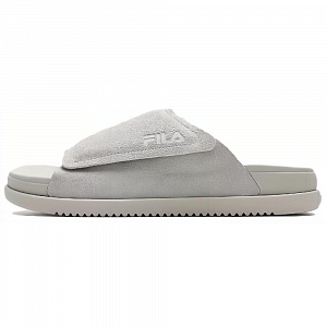 FILA CARPET Slip Resistant Abrasion Resistant Slide Slippers Men's Gray