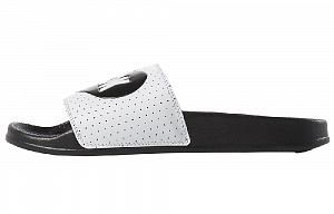 Reebok Classic Slide Soft Sole Cozy Flat Heel Sports Slippers Black White