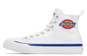 Dickies Canvas Shoes Unisex High top White Blue