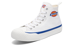 Dickies Canvas Shoes Unisex High top White Blue 1 2511070