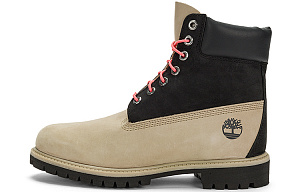 Timberland Premium 6 Inch Waterproof Boots 'Black Regenerative Leather Brown'