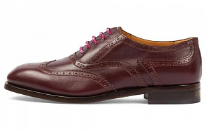 GUCCI Lace up Shoes Burgundy