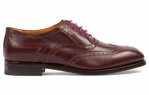 GUCCI Lace up Shoes Burgundy 1 2511431