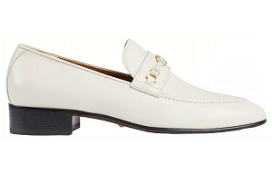 GUCCI Horsebit Loafers Women's White 1 2511546