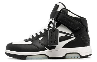 OFF-WHITE Out Of Office High-Top Sneakers