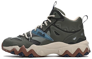 FILA Vintage Sport Sneakers 'Olive Green White'