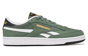 Reebok Club C Cushioning Wear-Resistant Low-Top Skateboard Shoes Unisex Green White 1 2512193