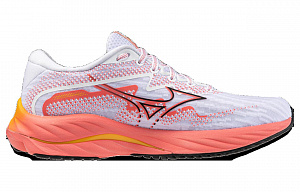 Mizuno Women's Wave Rider 27 'White Dubarry' Women's 1 2512273