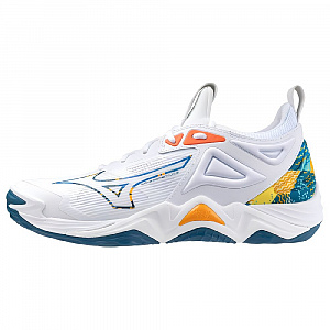 Mizuno Wave Momentum 3 'White Moroccan Blue'
