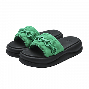 FILA SPONGE Quick Dry Slide Slippers Women's Green 1 2512346