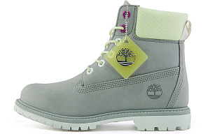 Timberland Premium 6 Inch Waterproof Wide Fit Boot 'Grey Nubuck' Women's