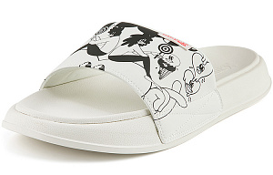 Kappa LALA COMPANY Rubber Sole Slide Slippers Unisex White 1 2512697