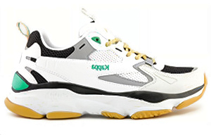 Kappa Cushioning Anti-Slip And Wear-Resistant Low-Top Chunky Sneakers Unisex White Yellow 1 2512780