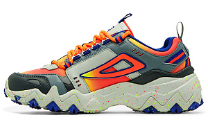 FILA Oakmont TR Low Top Chunky Sneakers Women's Blue Gray Orange US Version
