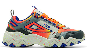 FILA Oakmont TR Low Top Chunky Sneakers Women's Blue Gray Orange US Version 1 2512883