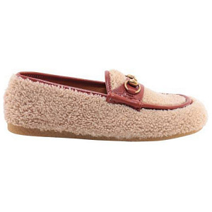 GUCCI Horsebit Loafer 'Ivory Merino Wool' 1 2513113