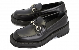 GUCCI Chunky Loafer Horsebit 'Black' 1 2513131