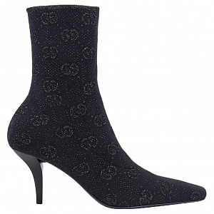 GUCCI Interlocking-G 75mm Knitted Ankle Boots 1 2513271