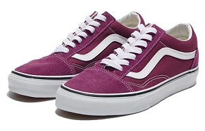 Vans Old Skool Abrasion-Resistant Low-Top Skateboard Shoes Unisex Purple 1 2513364