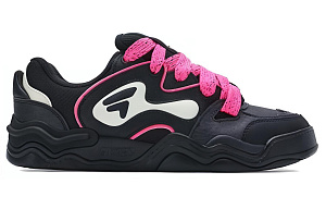 FILA FUSION KICK DX Low Top Skateboard Shoes Men's Black Pink 1 2513568