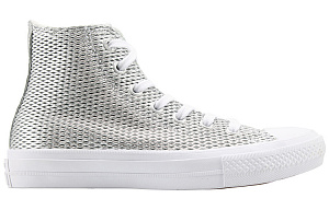 Converse Chuck Taylor All Star 2 High 'Perforated Metallic Silver' Women's 1 2513813