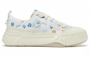 FILA Fosso MATISSE Low Top Canvas Shoes Women's White Blue 1 2514593