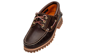 Timberland 3 Eye Lug Handsewn Boat Shoe 'Brown' 1 2514750