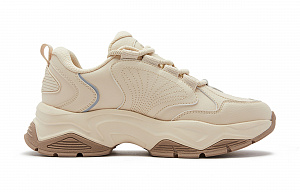 Champion Cushioning Wear-Resistant Low-Top Chunky Sneakers Women's Light Khaki 1 2514801