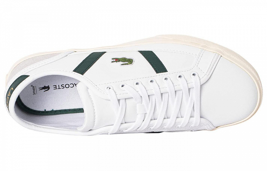 LACOSTE Low-Top Skateboard Shoes Women's White купить в интернет-магазине Yoocart с быстрой доставкой по России.