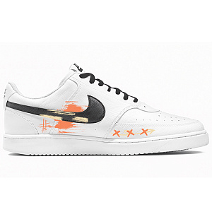 Nike Court Vision 1 Dry Bones Anti Slip Wear Resistant Low Top Skateboard Shoes Men's Orange 1 2515020