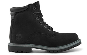 Timberland Waterville 6 Inch Waterproof Wide Fit Boots 'Black' Women's 1 2515523