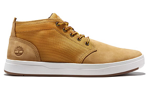 Timberland Davis Square Chukka Leather And Fabric Boots 'Wheat' 1 2515605