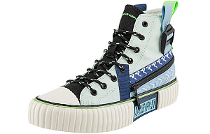 Kappa Gamer DJ Coverage Wear-Resistant High-Top Canvas Shoes Unisex Sail Blue 1 2515710