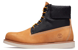 Timberland Newmarket 6 Inch Quilted Boots 'Wheat Black'